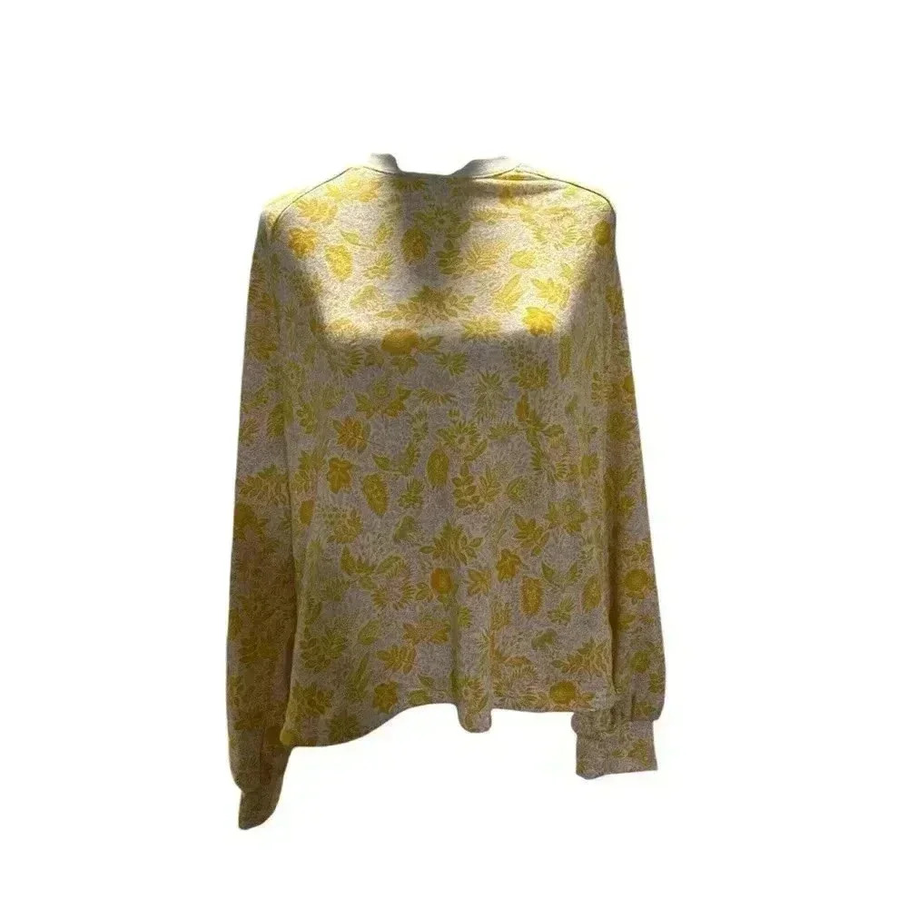 Banana‎ Republic Yellow Floral Sweater